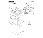 Kirkland SAWS900MQ0 top and cabinet parts diagram