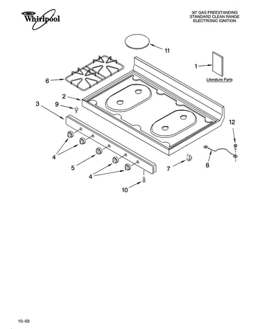 Cooktop parts