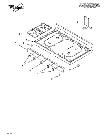Cooktop parts