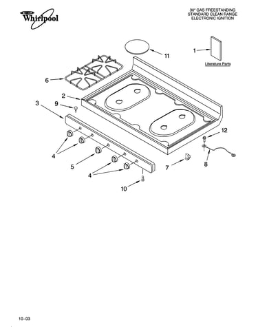 Cooktop parts