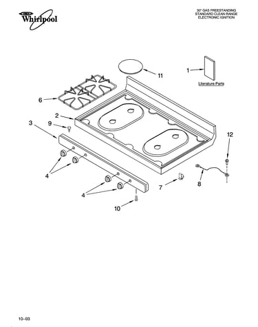 Cooktop parts