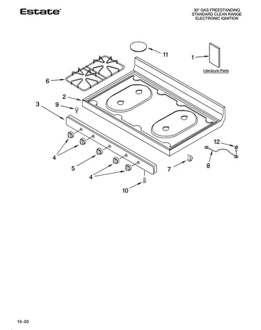 Cooktop parts
