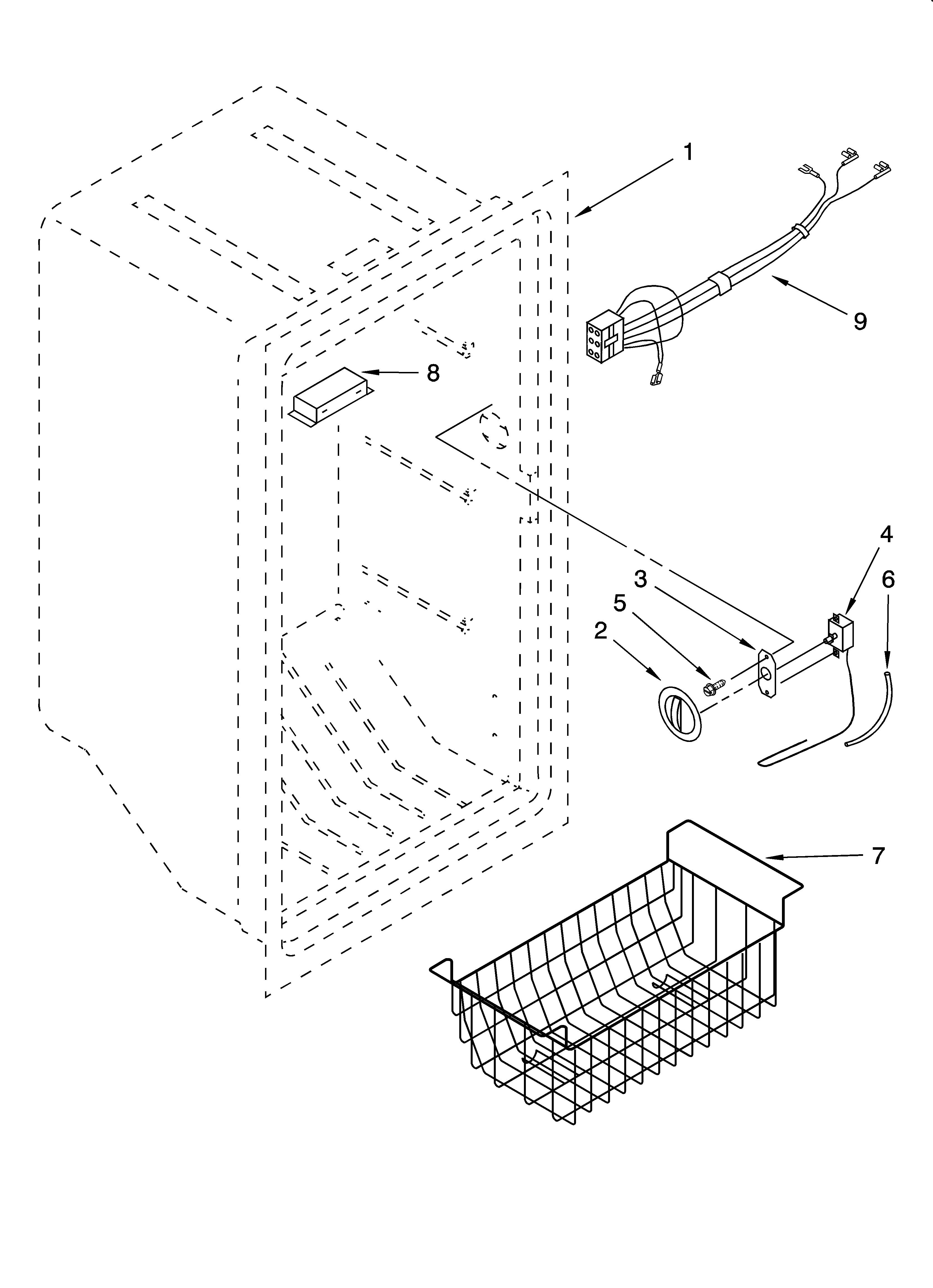 Liner parts parts not illustrated