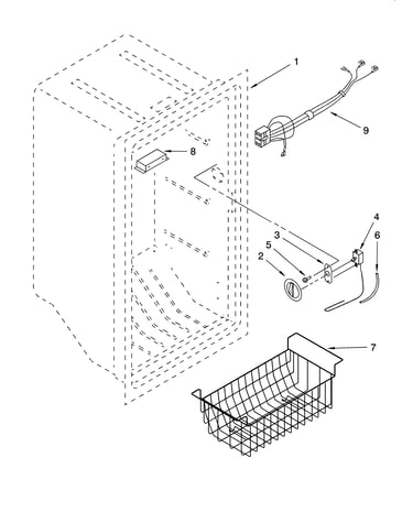 Liner parts parts not illustrated
