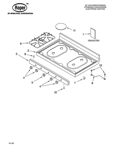 Cooktop parts