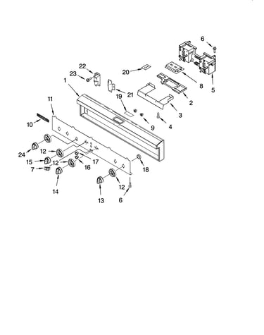 Control panel parts