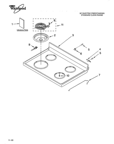 Cooktop parts