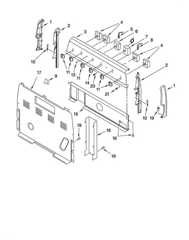 Control panel parts