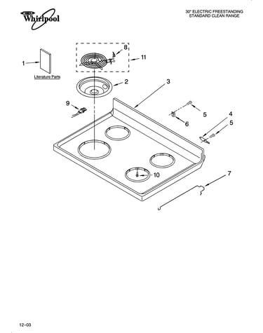 Cooktop parts
