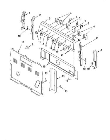 Control panel parts
