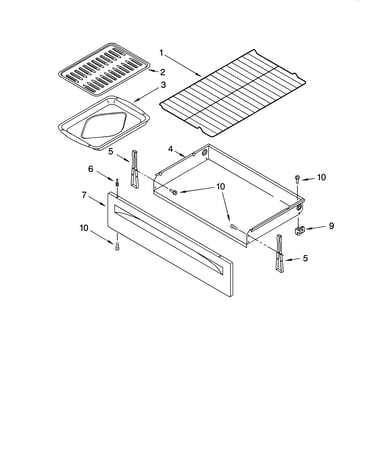 Drawer & broiler parts