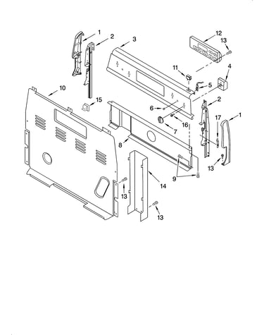 Control panel parts