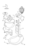 Base and pedestal unit and accessory parts