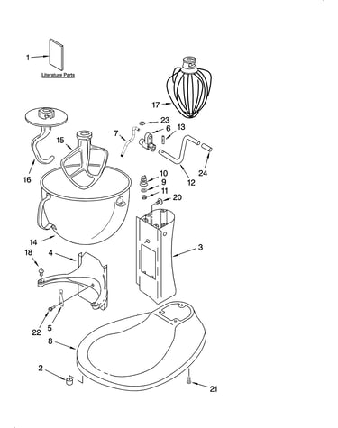 Base and pedestal unit and accessory parts