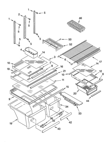 Shelf parts