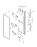 Refrigerator door parts