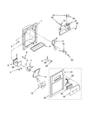 Dispenser front parts