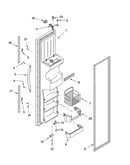 Freezer door parts