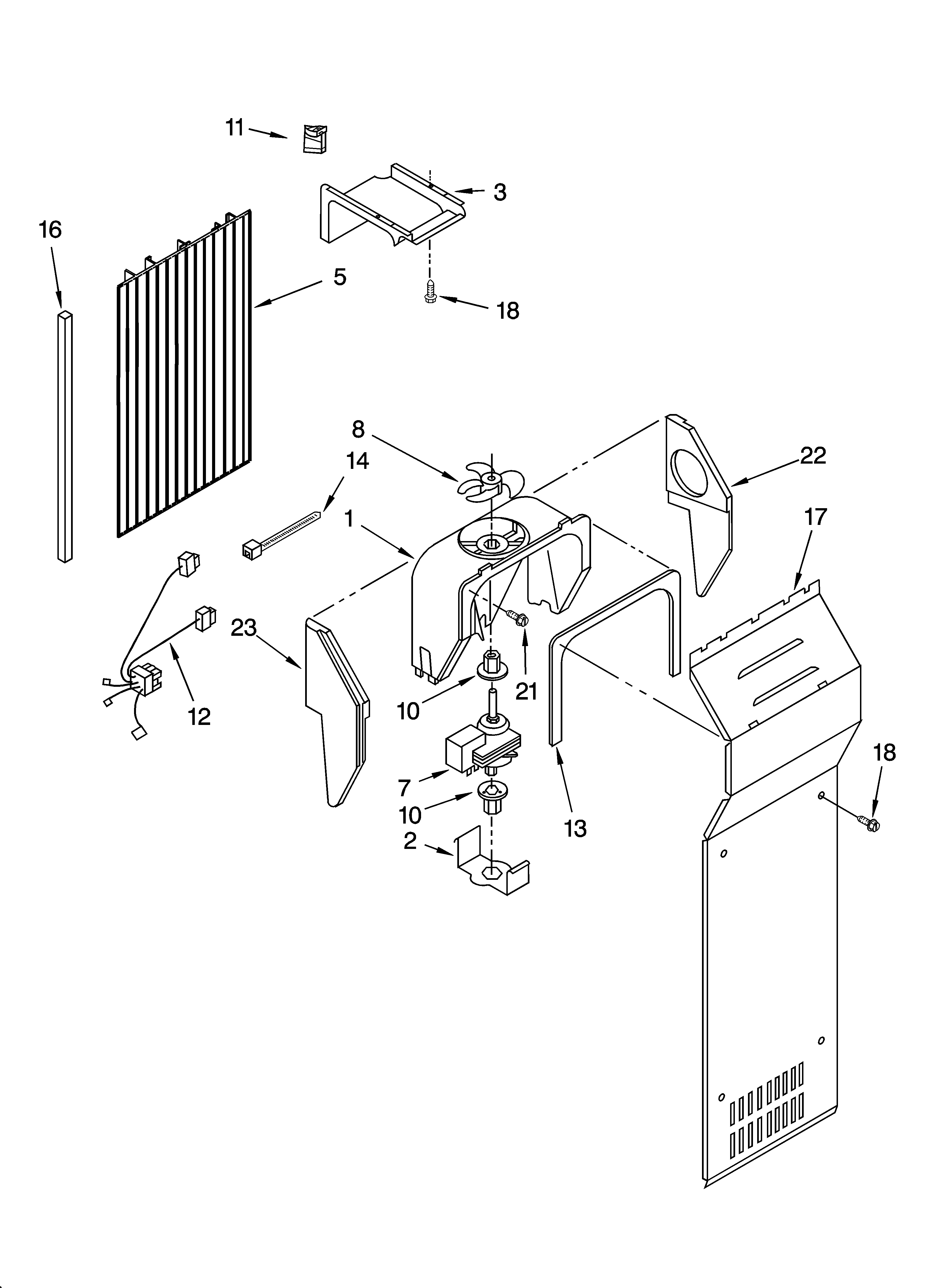 Air flow parts