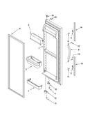 Refrigerator door parts