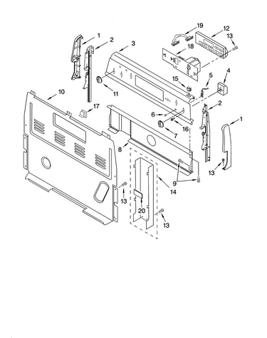 Control panel parts