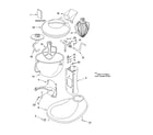 KitchenAid KB26G1X-3 base, pedestal unit and accessory parts diagram