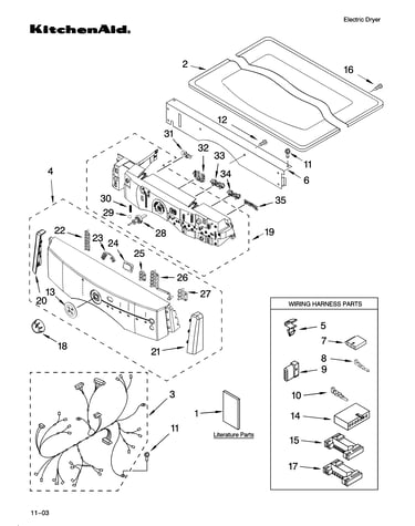 Top and console parts