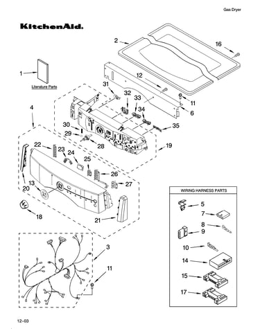 Top and console parts