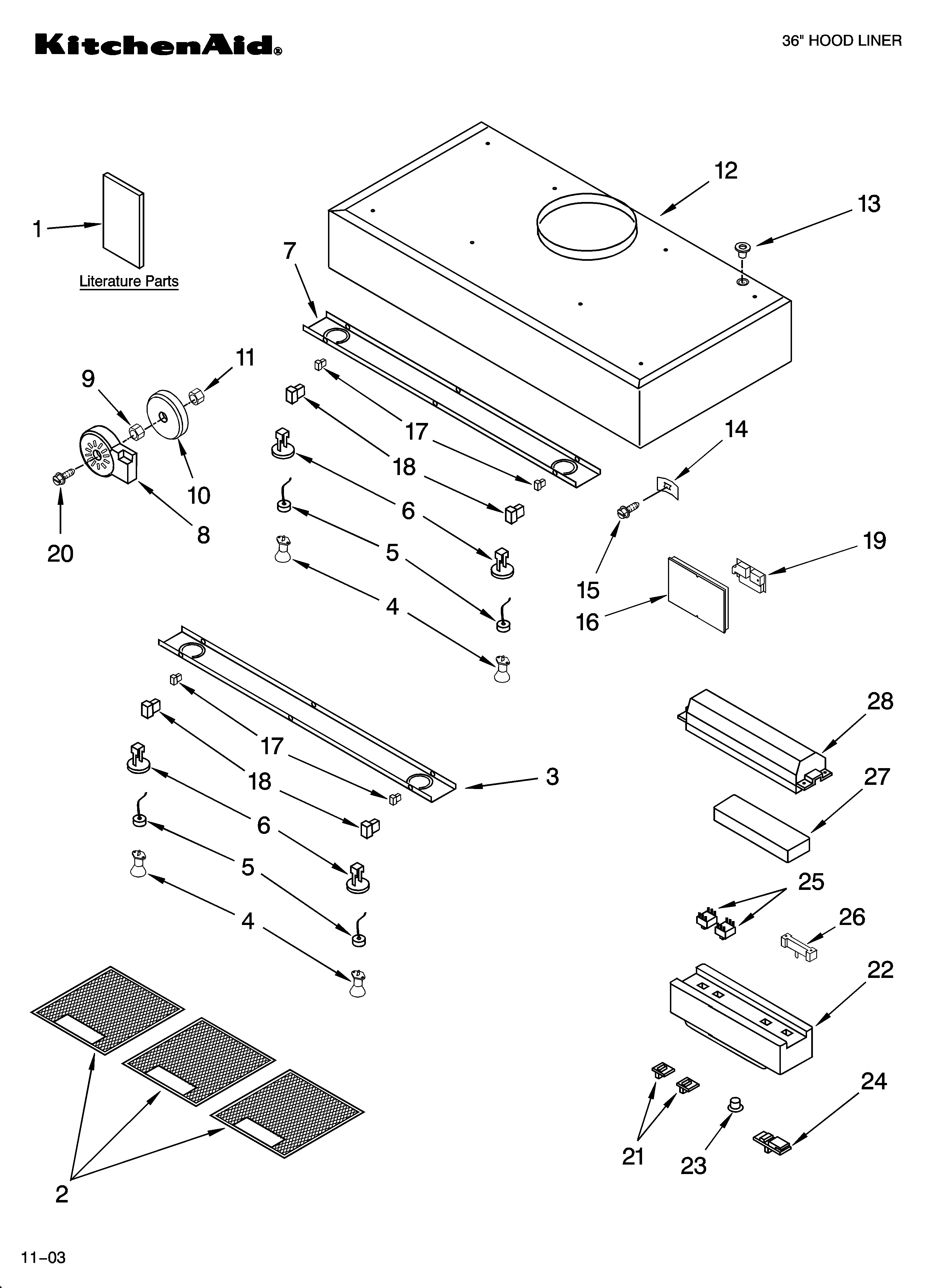 Hood parts