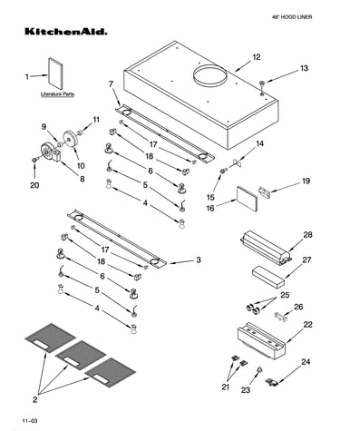 Hood & ventilation parts