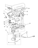 Case, gearing, planetary unit and accessory parts