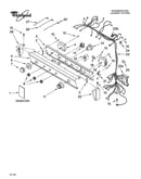 Washer/dryer control panel parts