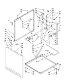 Washer cabinet parts