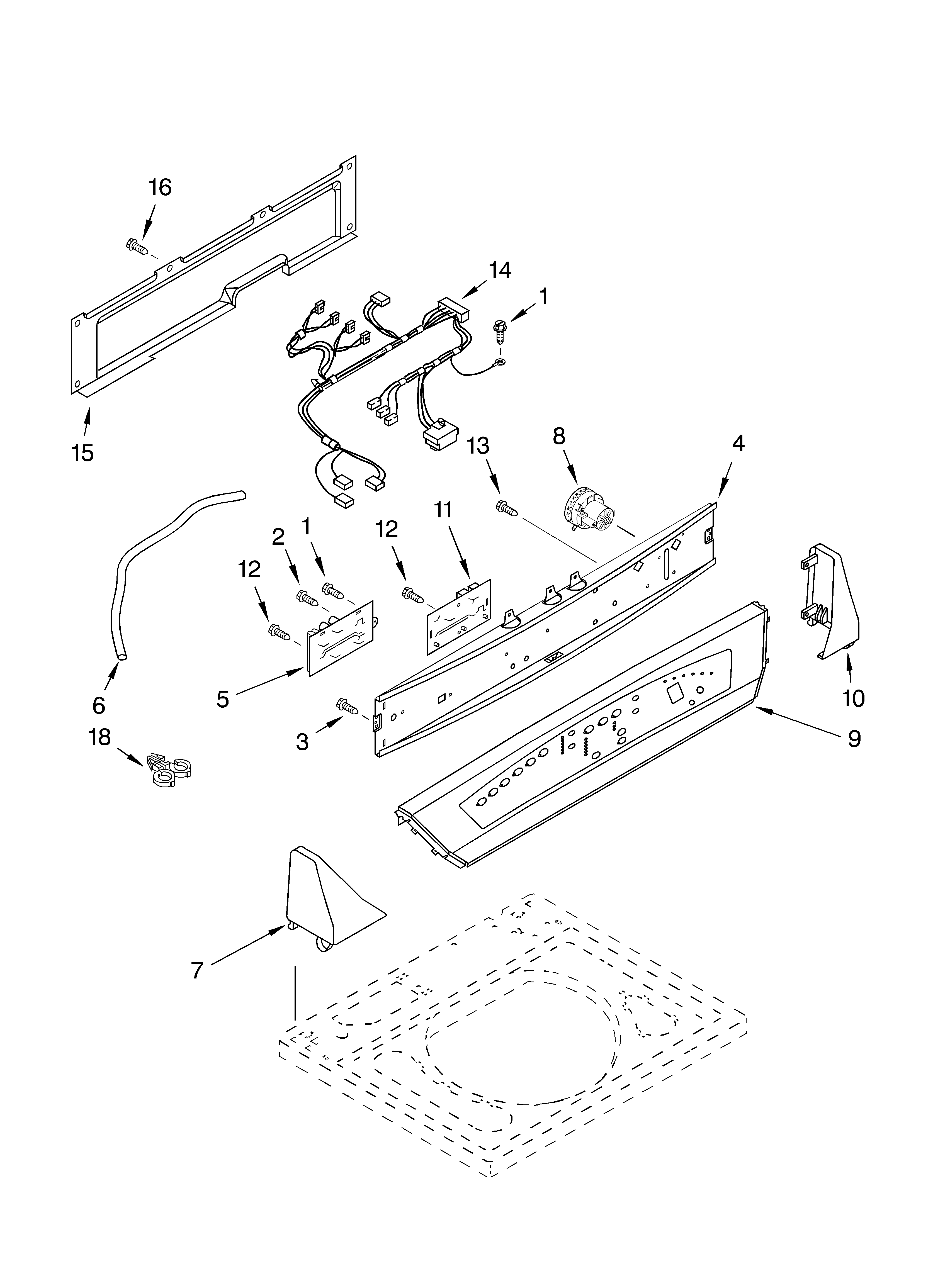 Control panel parts
