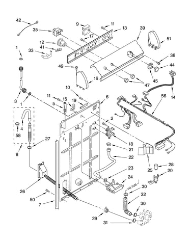 Agitator, basket and tub parts