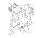 Whirlpool CGE2761KQ1 bulkhead parts diagram