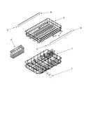Dishrack parts, optional parts (not included)