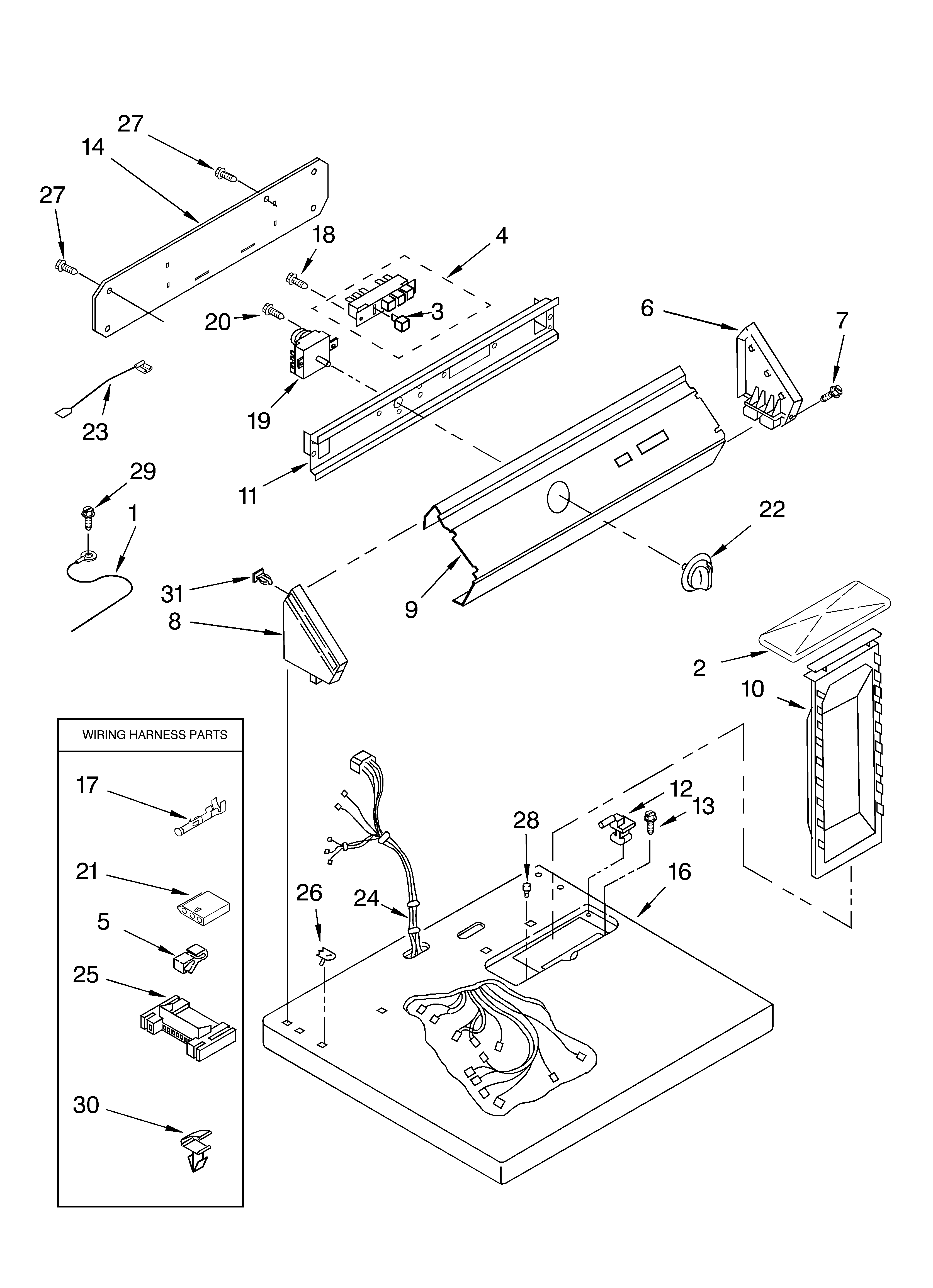 TOP AND CONSOLE PARTS