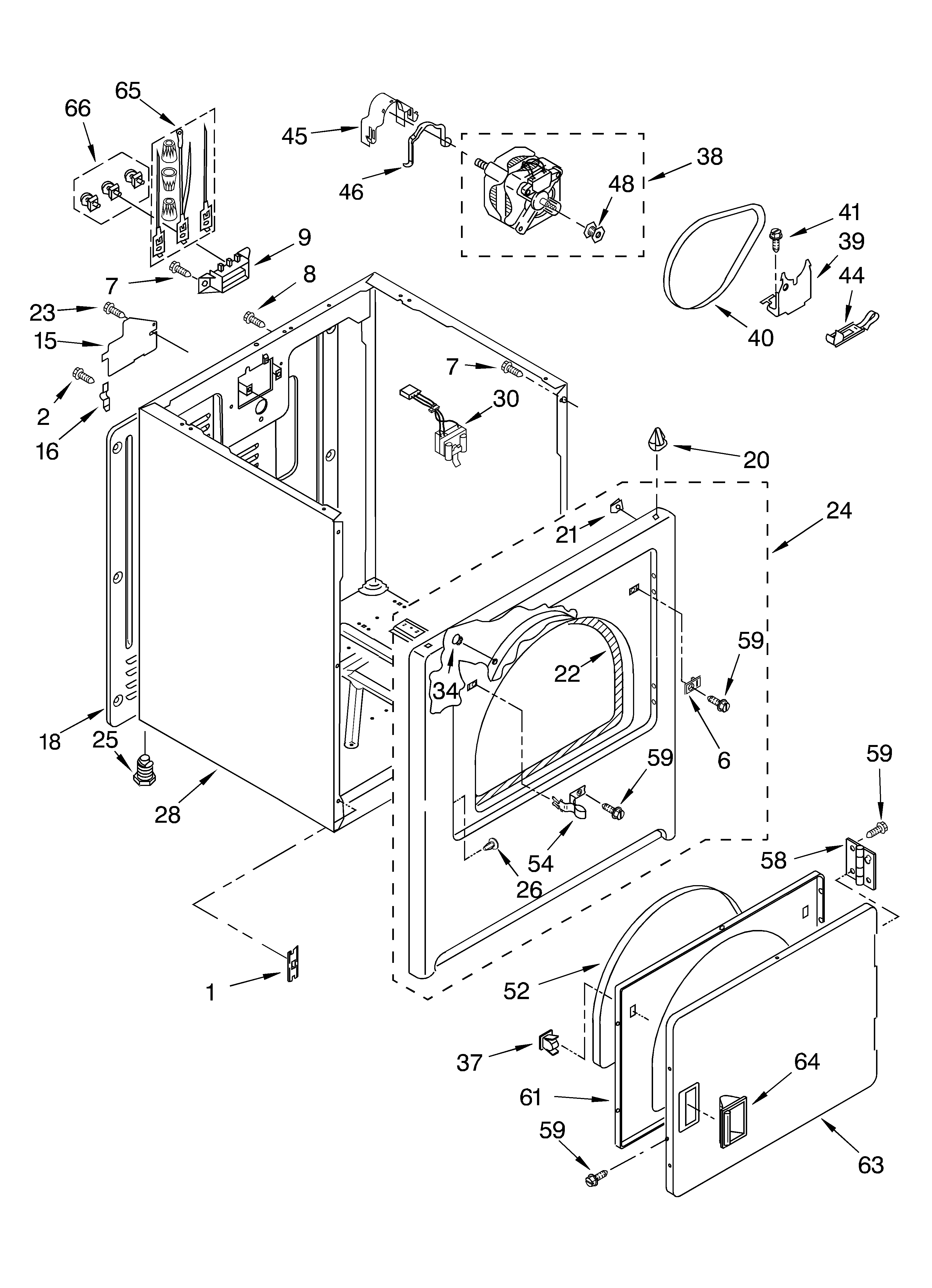 CABINET PARTS