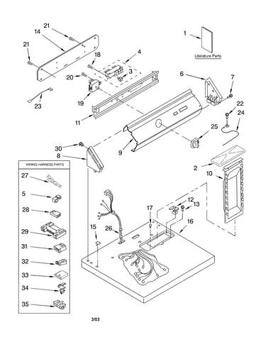 Top and console parts