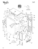 Cabinet liner and door parts