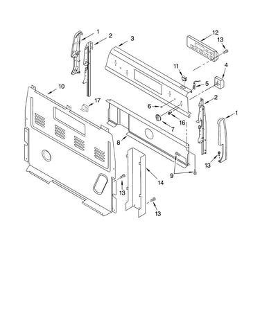 Control panel parts