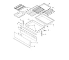 Whirlpool GS465LELS0 drawer & broiler parts, miscellaneous parts diagram