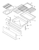 Drawer & broiler parts, miscellaneous parts
