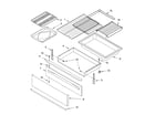Whirlpool GS465LELS1 drawer & broiler parts, miscellaneous parts diagram