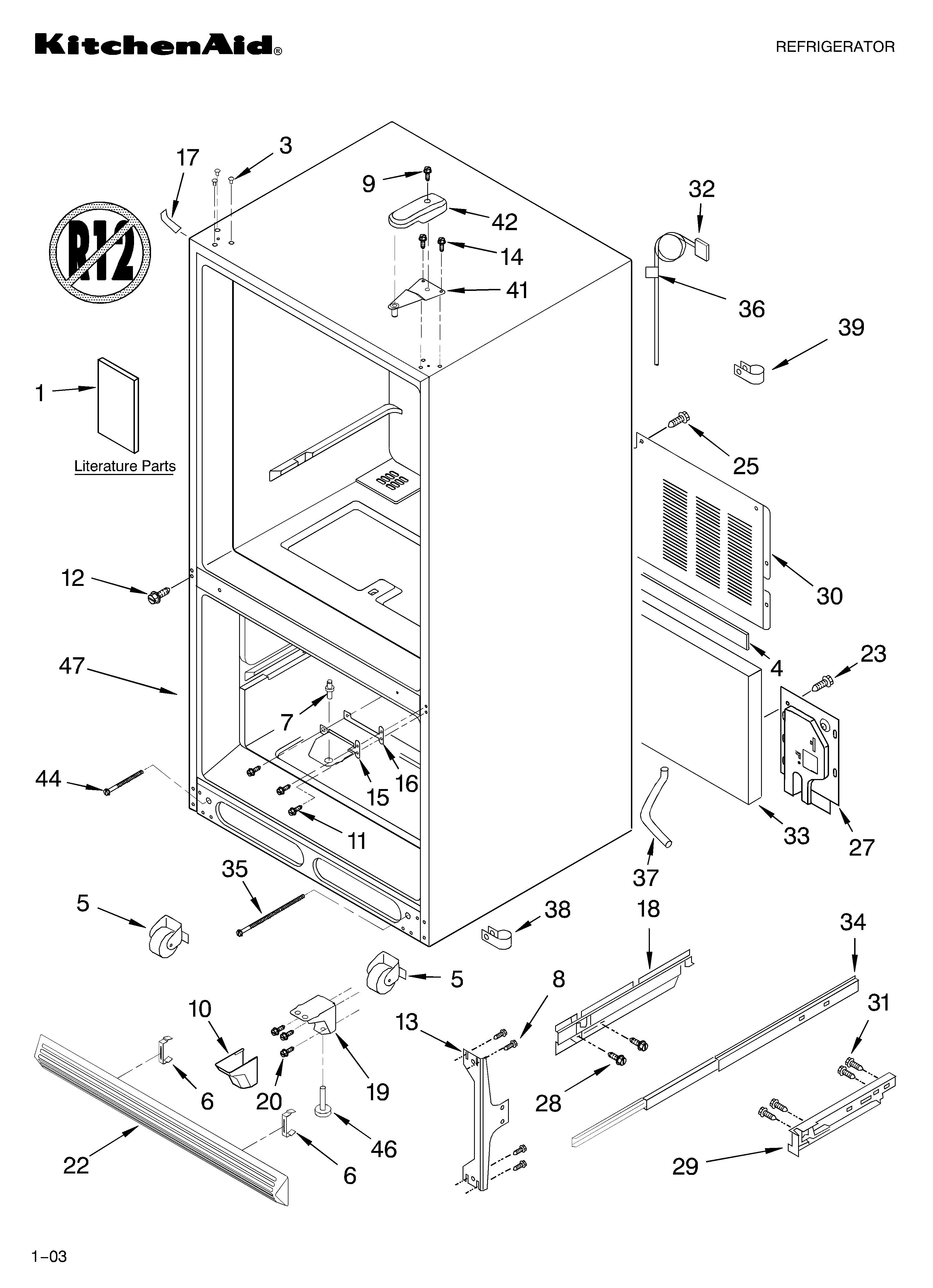 Cabinet parts