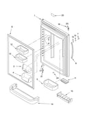 Refrigerator door parts
