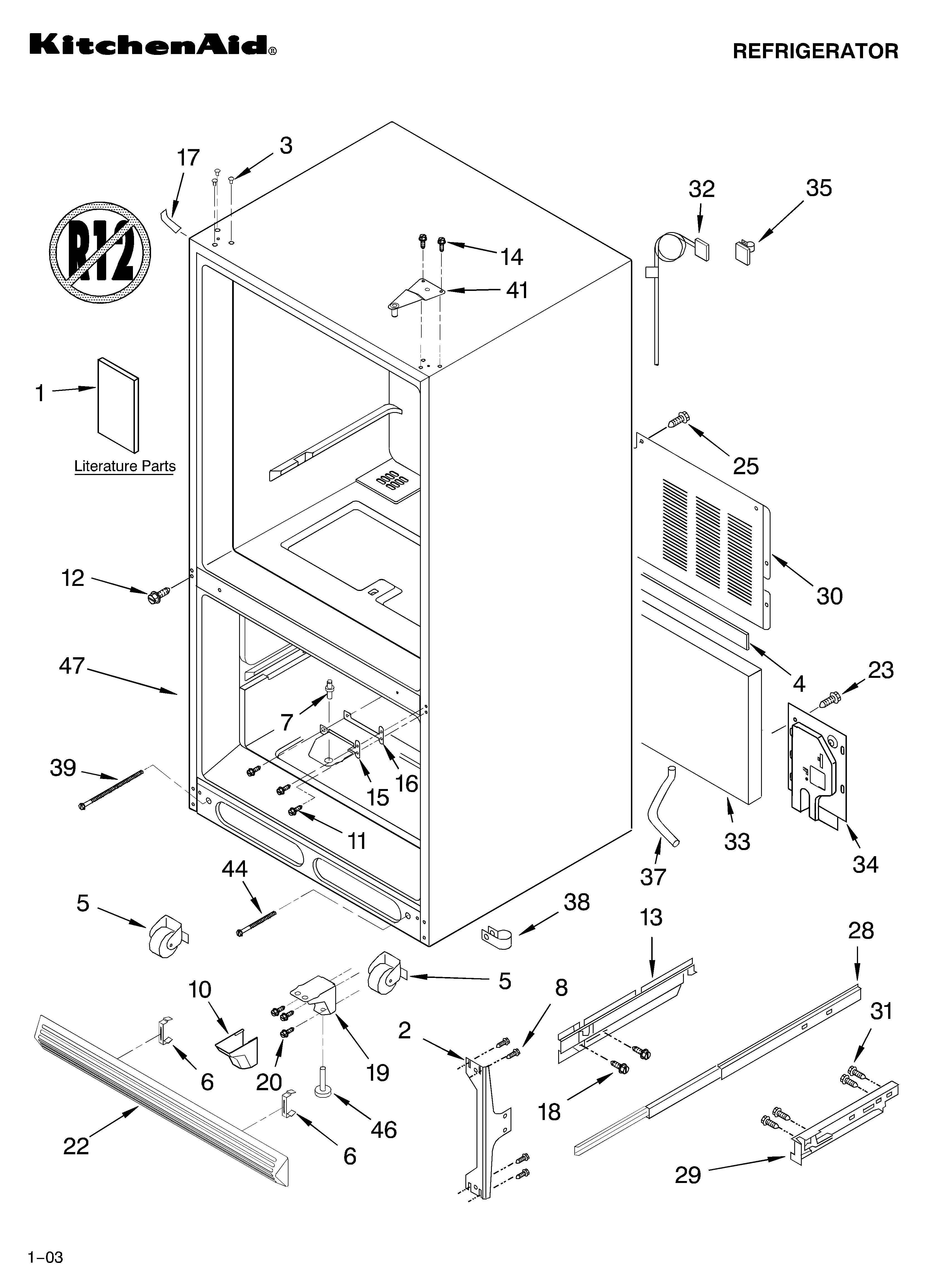 Cabinet parts