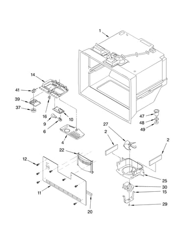 Freezer liner parts