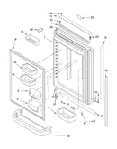 Refrigerator door parts